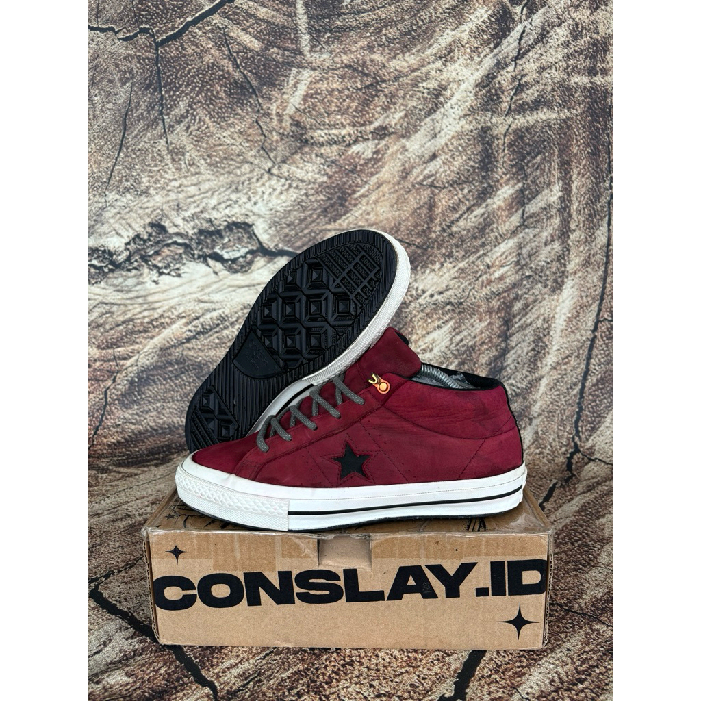 ( Size 40 ) Converse One Star Counter Climate Red Leather