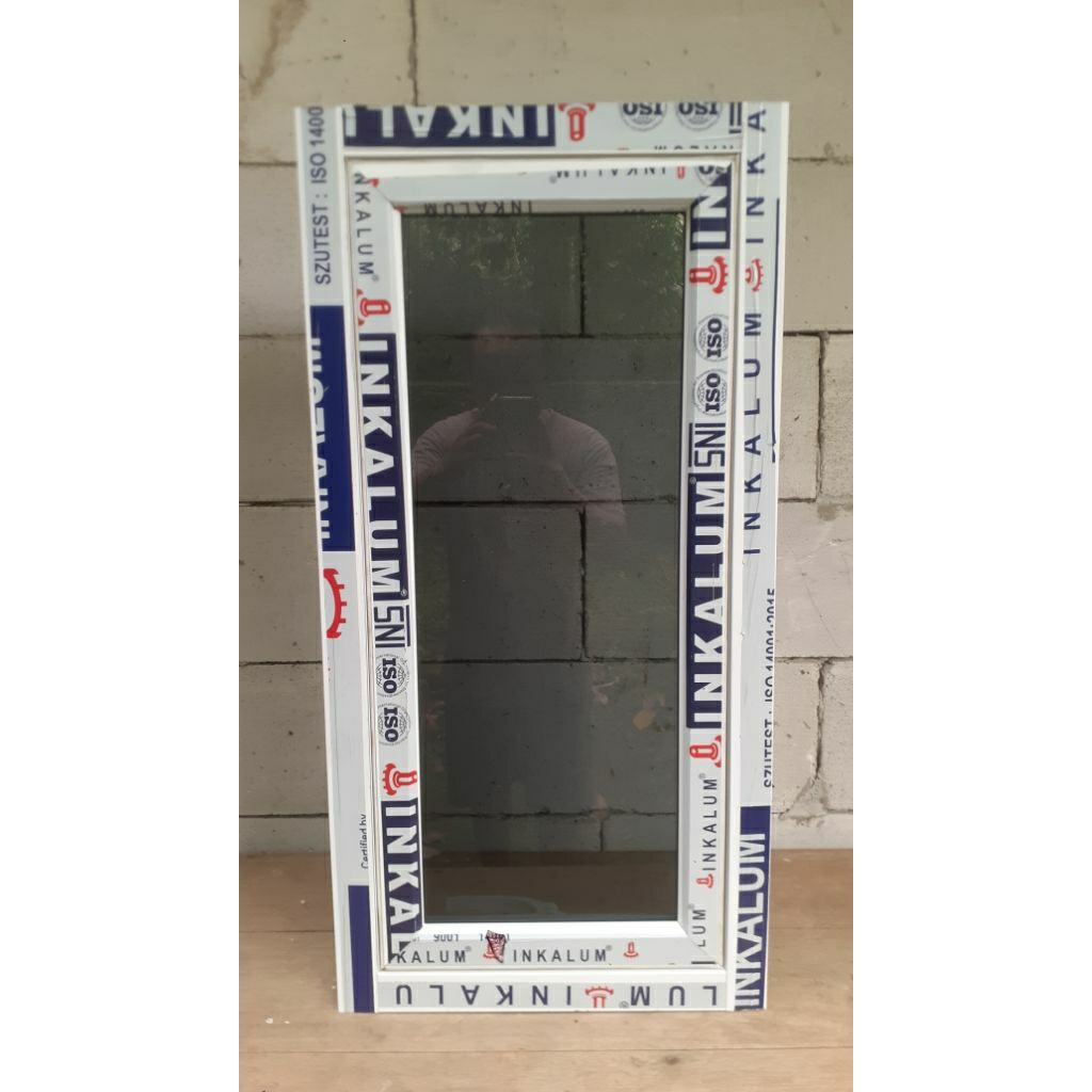 jendela aluminium ukuran 80x40