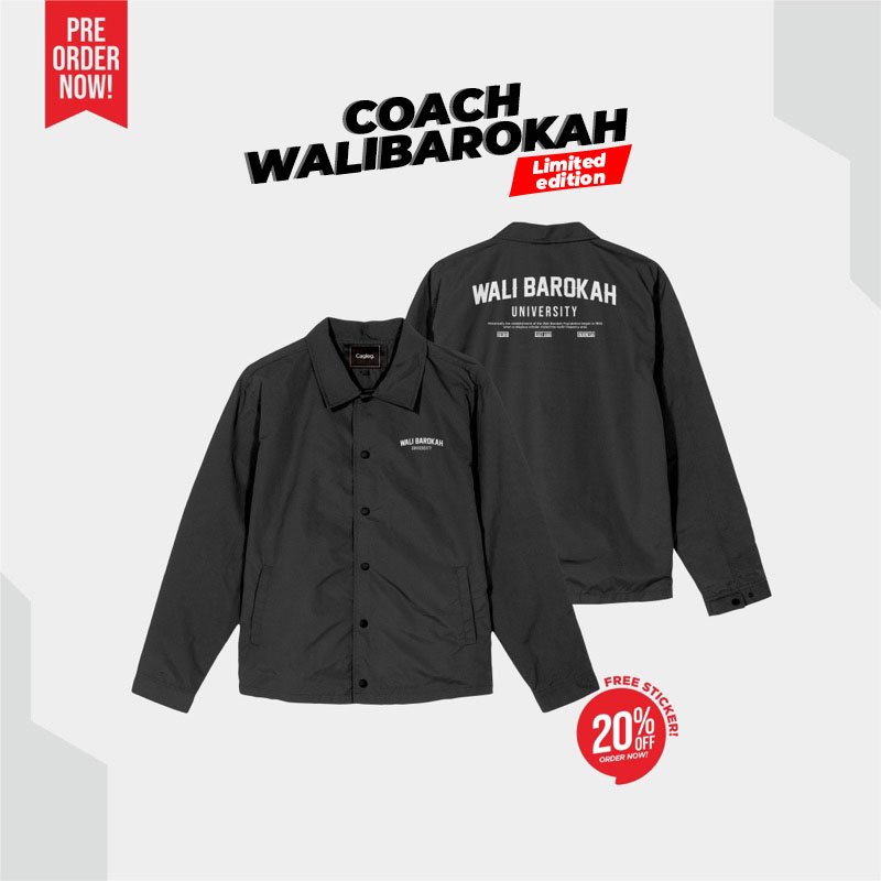JAKET COACH PREMIUM WALIBAROKAH