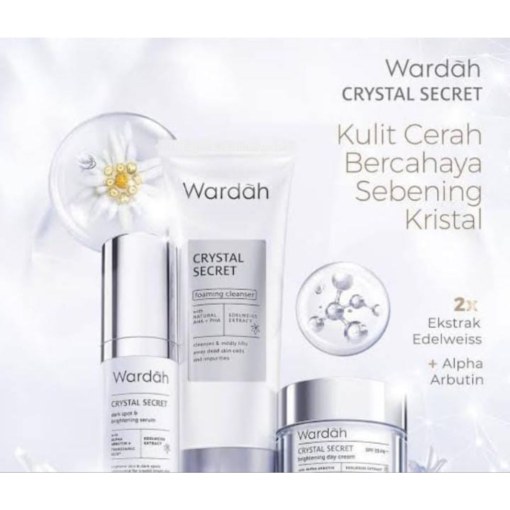 Wardah crystal secret 1 paket