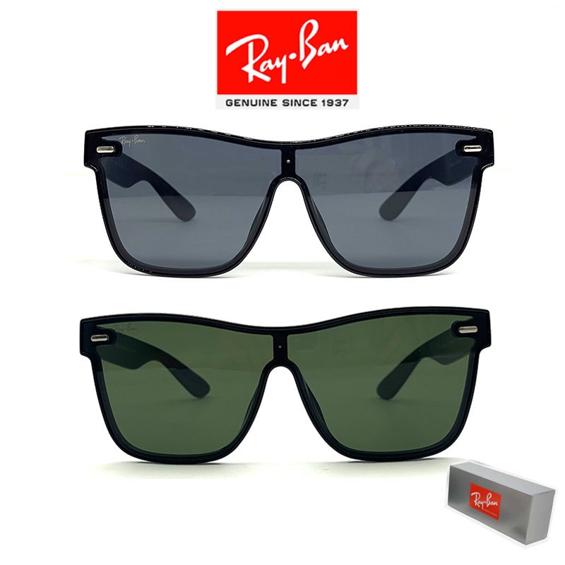 100% Original Kacamata Hitam Ray-Ban Original BLAZE WAYFARER RB4440 Sunglasses Black