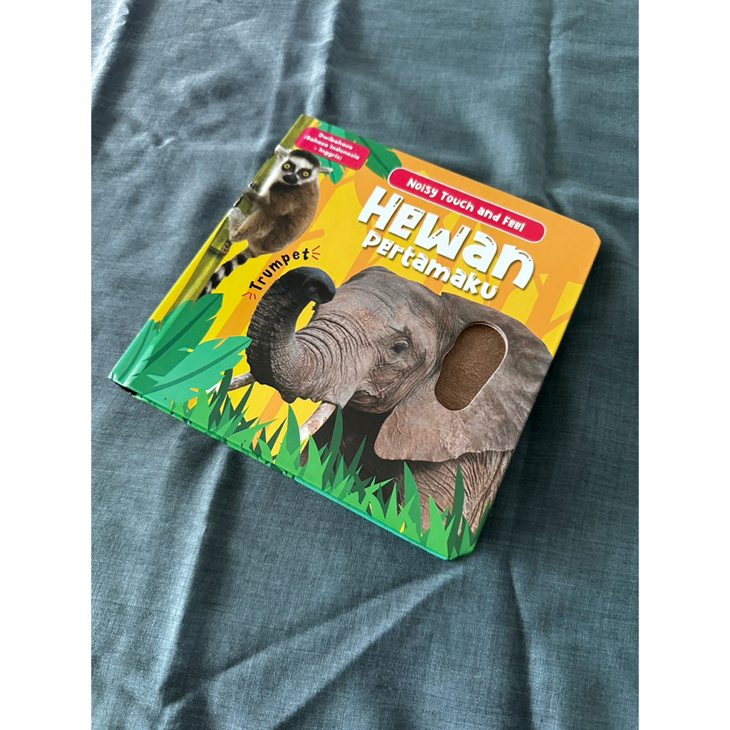 [ORI PRELOVED] Noisy Touch and Feel: Hewan Pertamaku | board book sound book anak bayi balita toddle