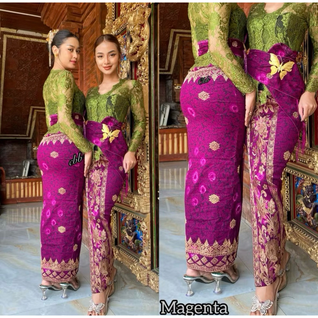 KAMEN JADI KATUN JUMPUTAN STRAIT BORDIR SET SELENDANG