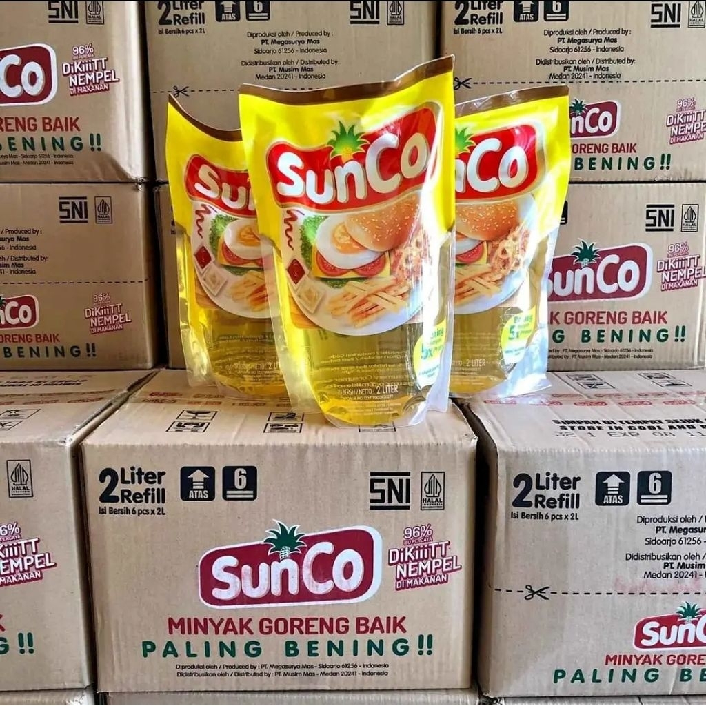[Termurah] SUNCO 1 Dus Minyak Goreng 2 Liter Isi 6 Botol