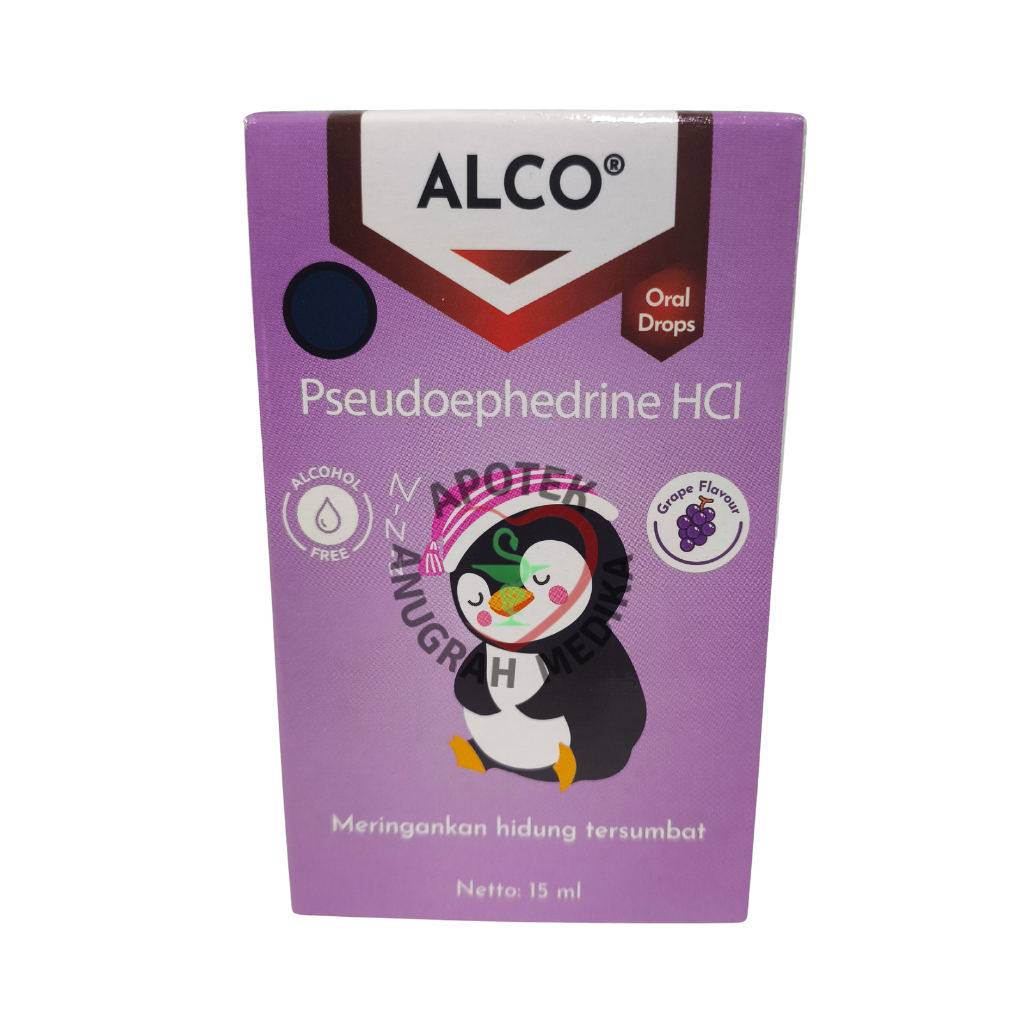 ALCO DROPS 15 ml Obat Hidung Tersumbat, Pilek Anak & Bayi