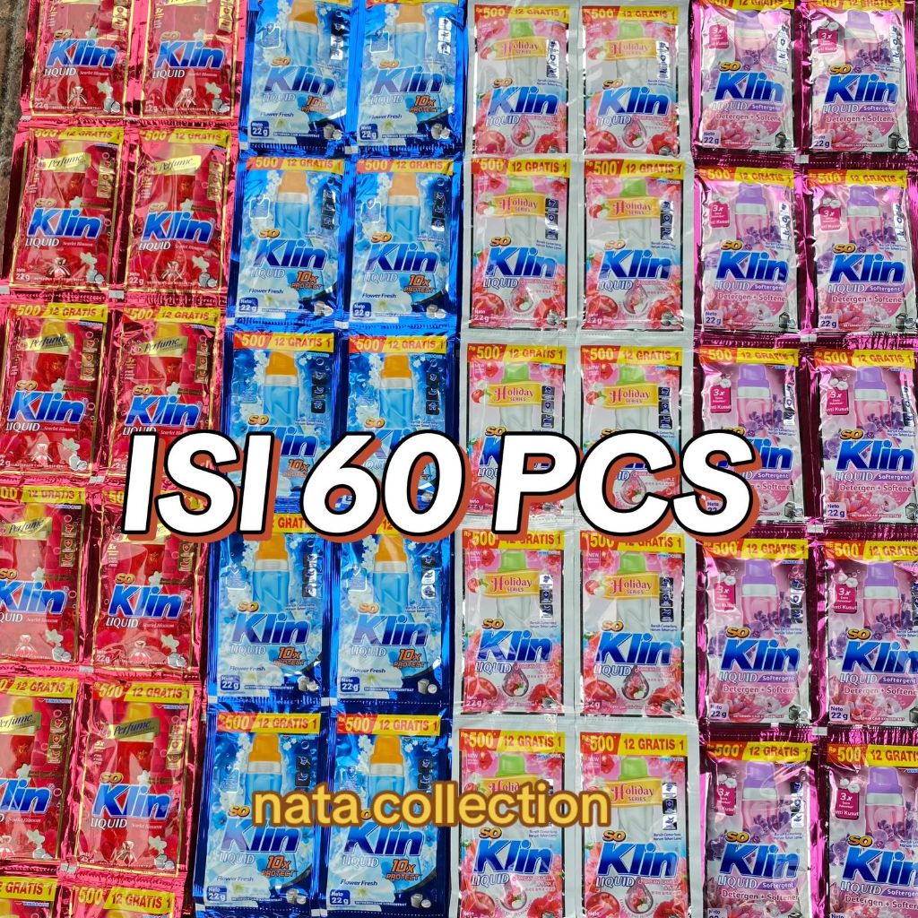 PAKET HEMAT SOKLIN CAIR MIX VARIAN KEMASAN 22g