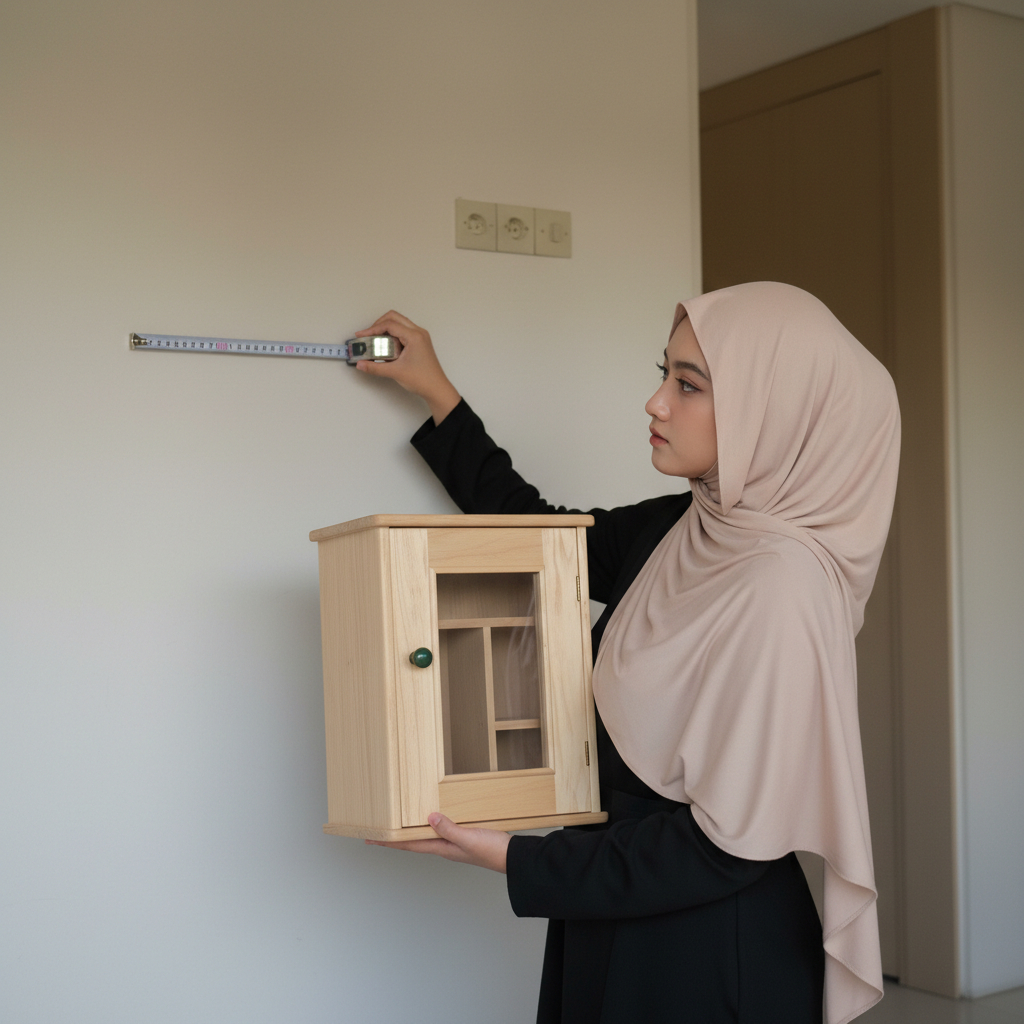 Kotak P3K Kayu Minimalis - Box Obat Dinding Aesthetic Plywood High Quality