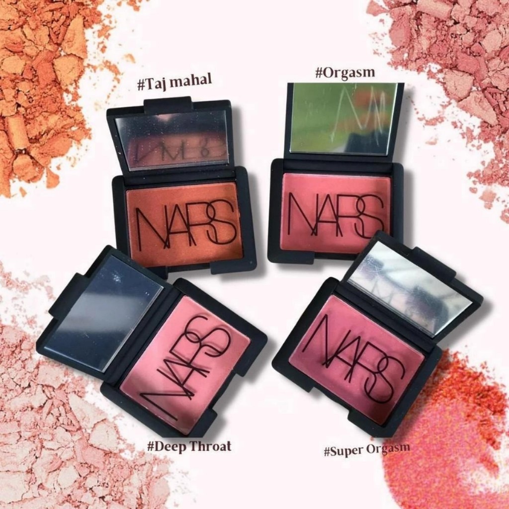 Nars Blush On Orgasm 4.8g Taj Mahal Deep Throat Super Powder With Box