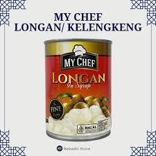 [SDW] pekanbaru/565g My Chef Longan In Syrup - Buah Kelengkeng Dalam Sirup Kaleng 565 gr Halal