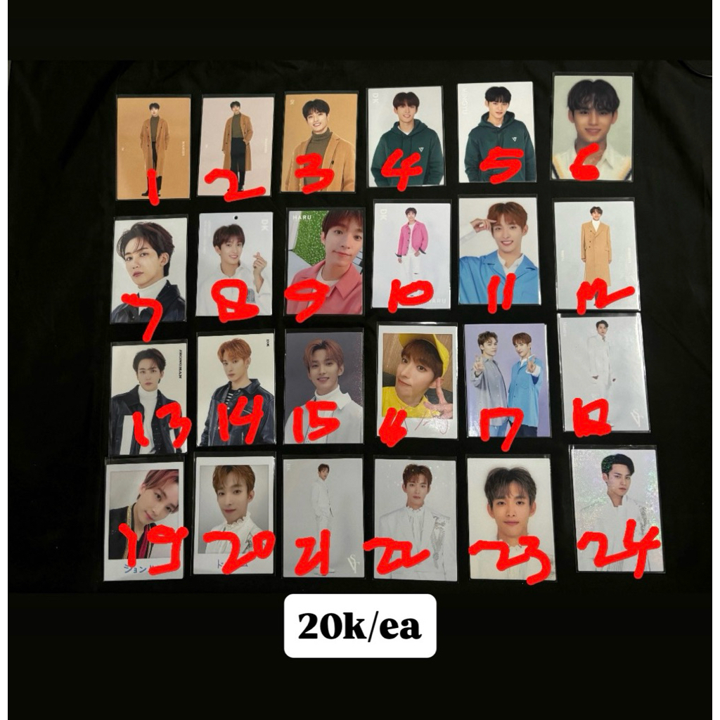 CLEARANCE SALE SEVENTEEN SVT TRADING CARD TC PC JAPAN DOME TOUR HARU HARE DK DOKYEOM JEONGHAN MINGYU