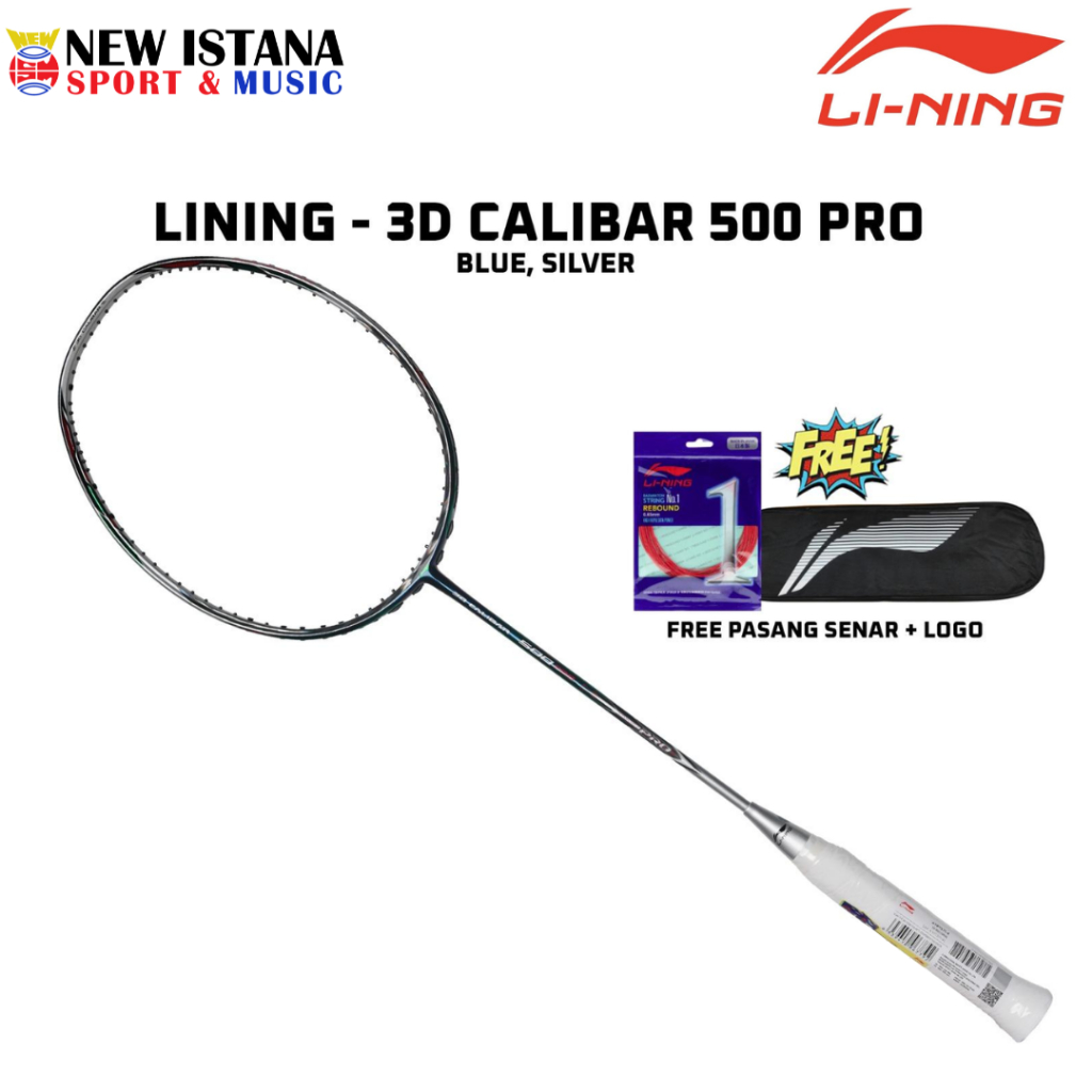 Raket Badminton Lining 3D Calibar 500 Pro