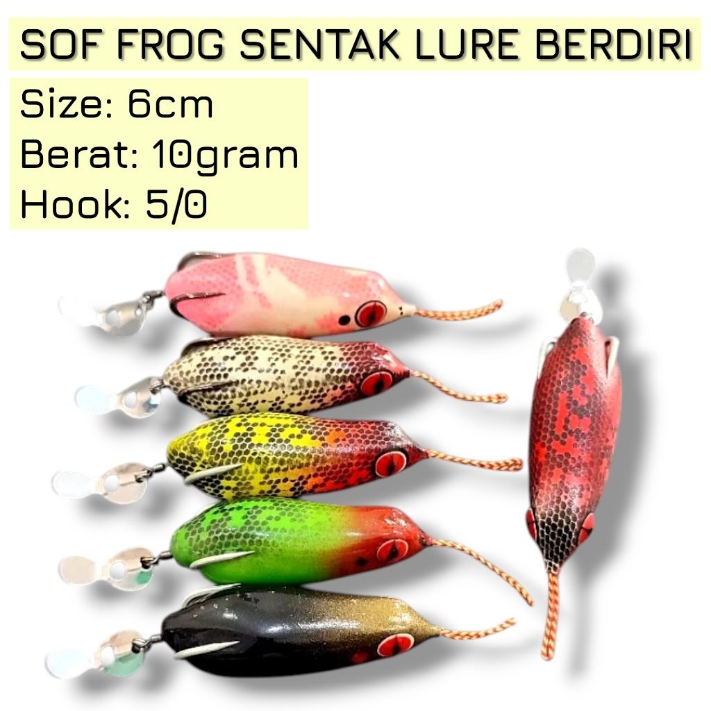 SENTAK LURE BERDIRI BLADE JAWS. umpan casting gabus. lure casting gabus.