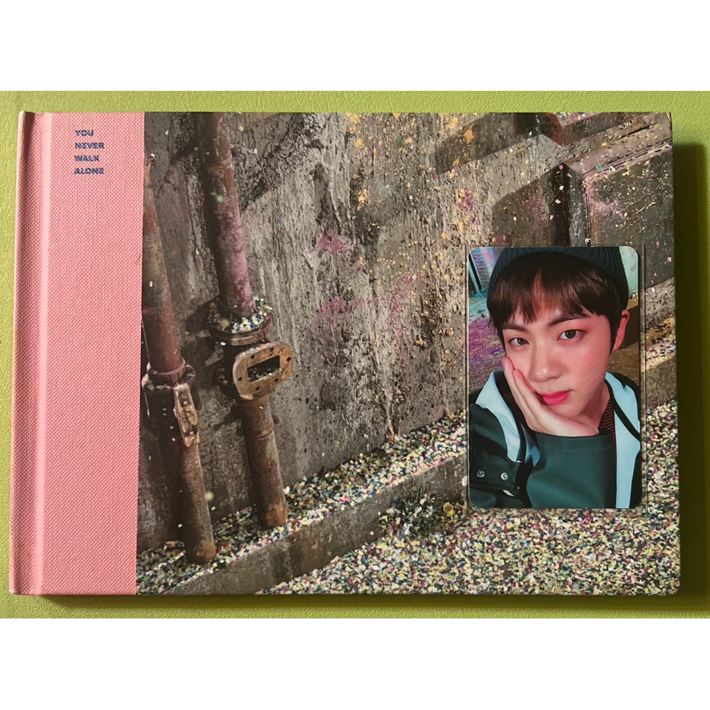 BTS YNWA You Never Walk Alone Pink Version Unsealed Album Jin PC Seokjin Photocard