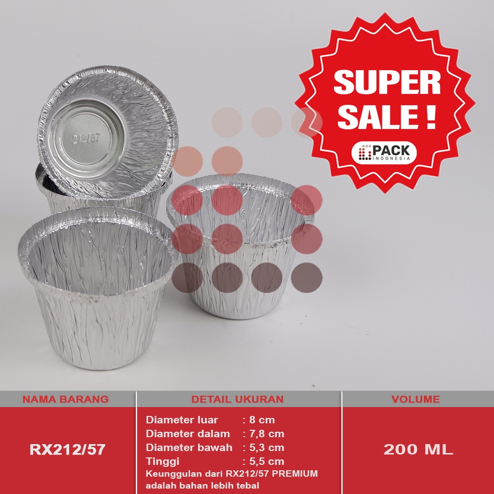 alumunium foil cup RX 212 PREMIUM zuppa soup
