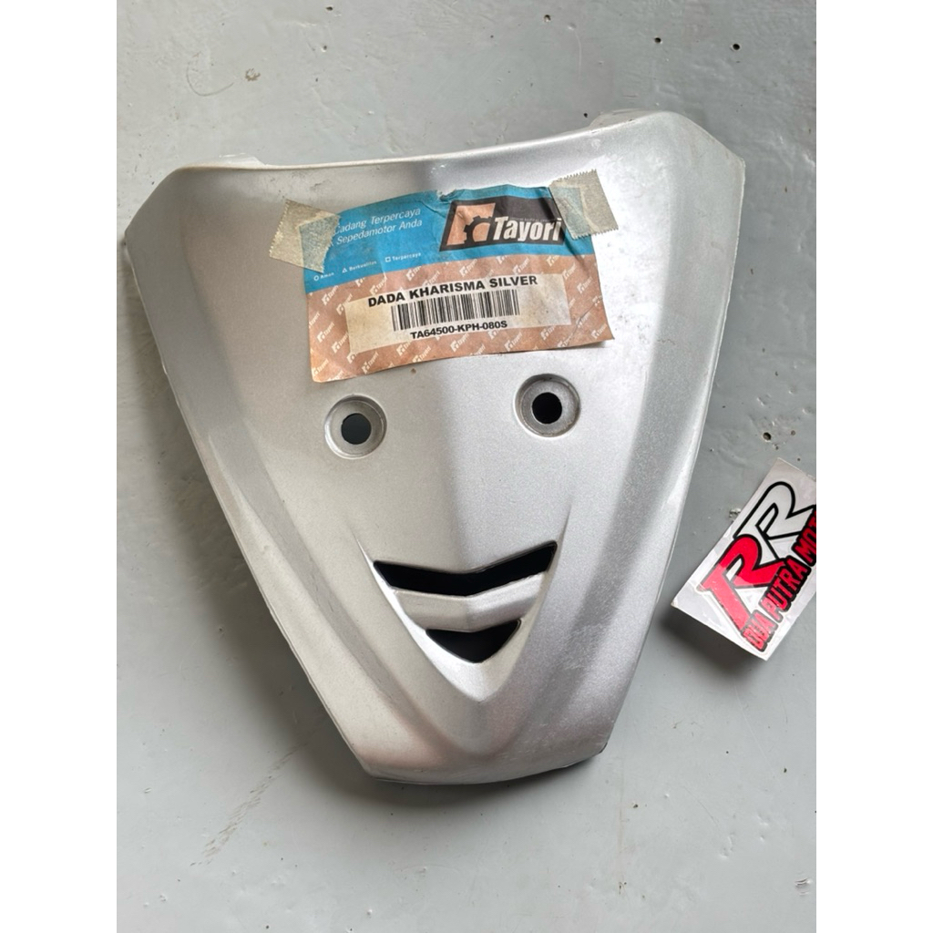 cover tameng depan honda karisma x d 125 silver