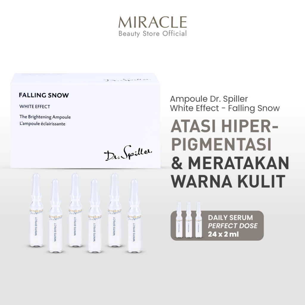 Ampul Dr. Spiller White Effect - Falling Snow (The Brightening Ampoule)
