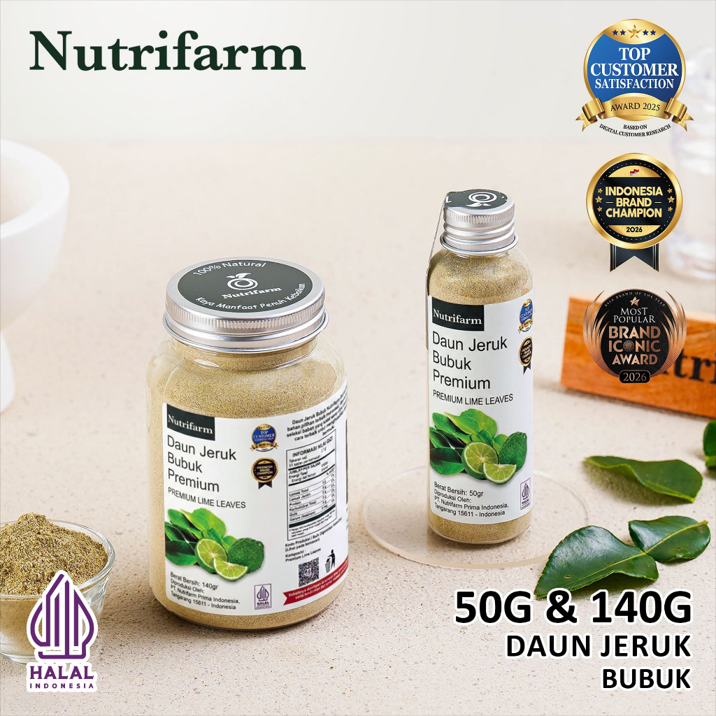 Nutrifarm Daun Jeruk Bubuk 50 gram 140 gram