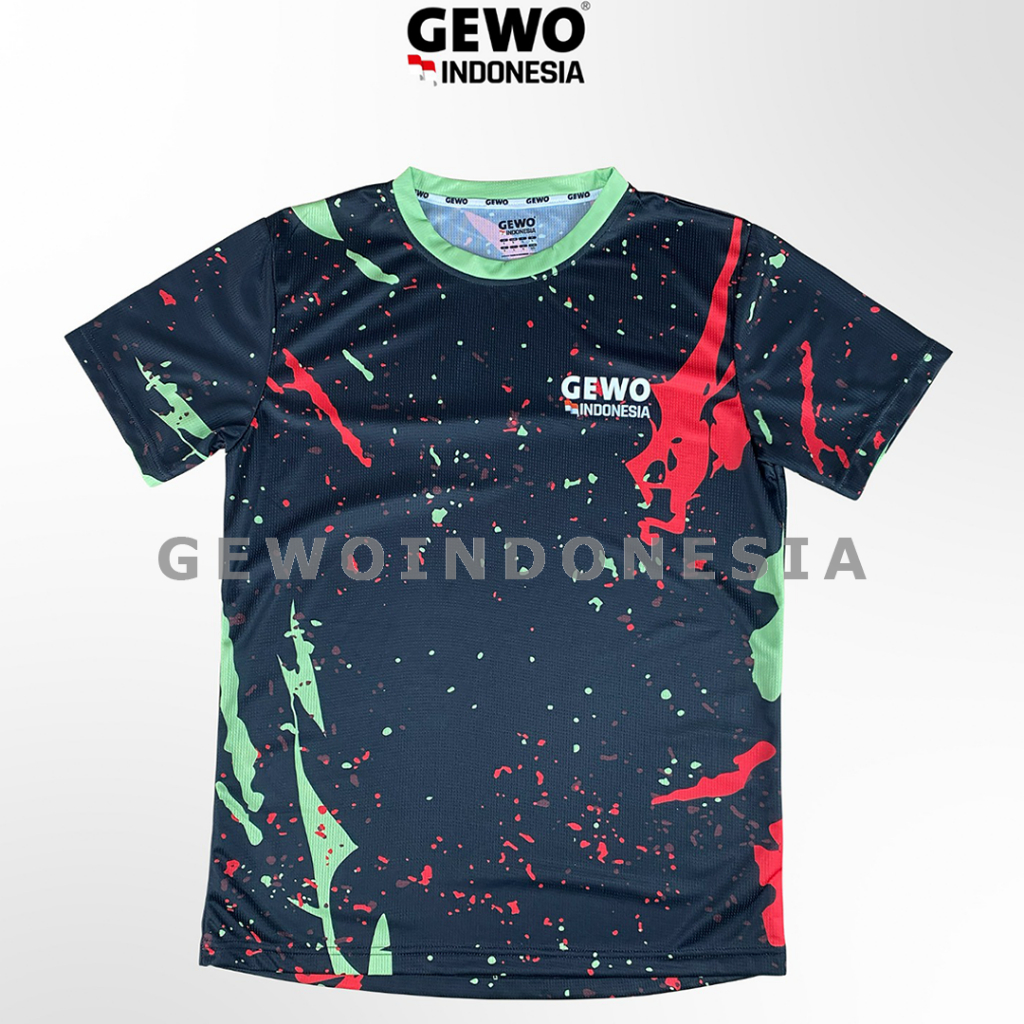 GEWO Shirt Tamarro II - Baju Tenis Meja Pingpong Kaos Olahraga TenisMeja Gewo Indonesia Shirt Tamarr