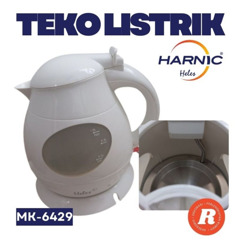 Ketel Listrik Heles MK 6429 Teko Pemanas Air Kettle Electric