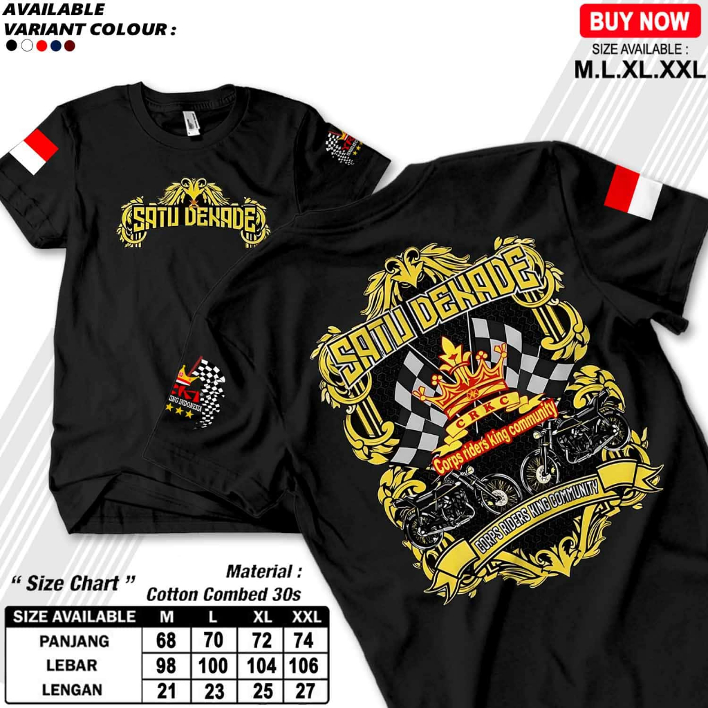 KAOS SATU DEKADE CRKC//KAOS RX KING 2023