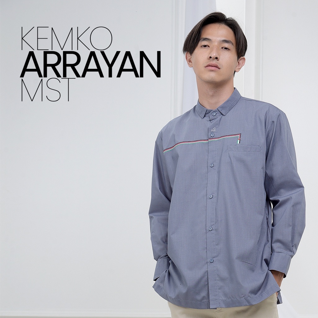 Rabbani-Kemeja Koko Lengan Panjang Arrayan Cotton Premium New 2026