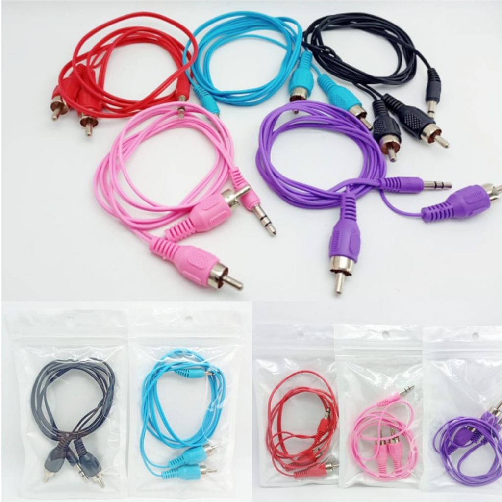 KABEL AUX HP KE SPEAKER TV, AUDIO SALON,VD VCD 2 in 1