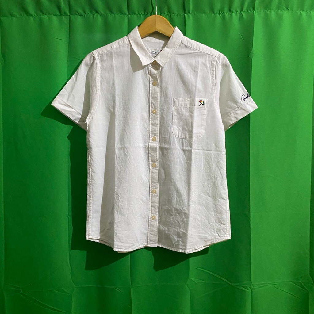 Kemeja Arnold Palmer - Size M - Baju linen relax cream