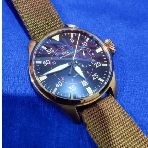 jam tangan Iwc big pilot top gun automatic