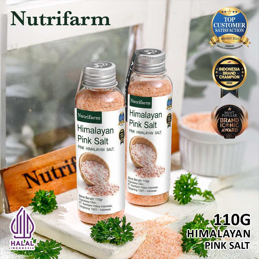 HIMALAYAN SALT 110G / HIMALAYAN SALT ORIGINAL / GARAM HIMALAYA HALUS / GARAM HIMALAYAN PREMIUM / GAR
