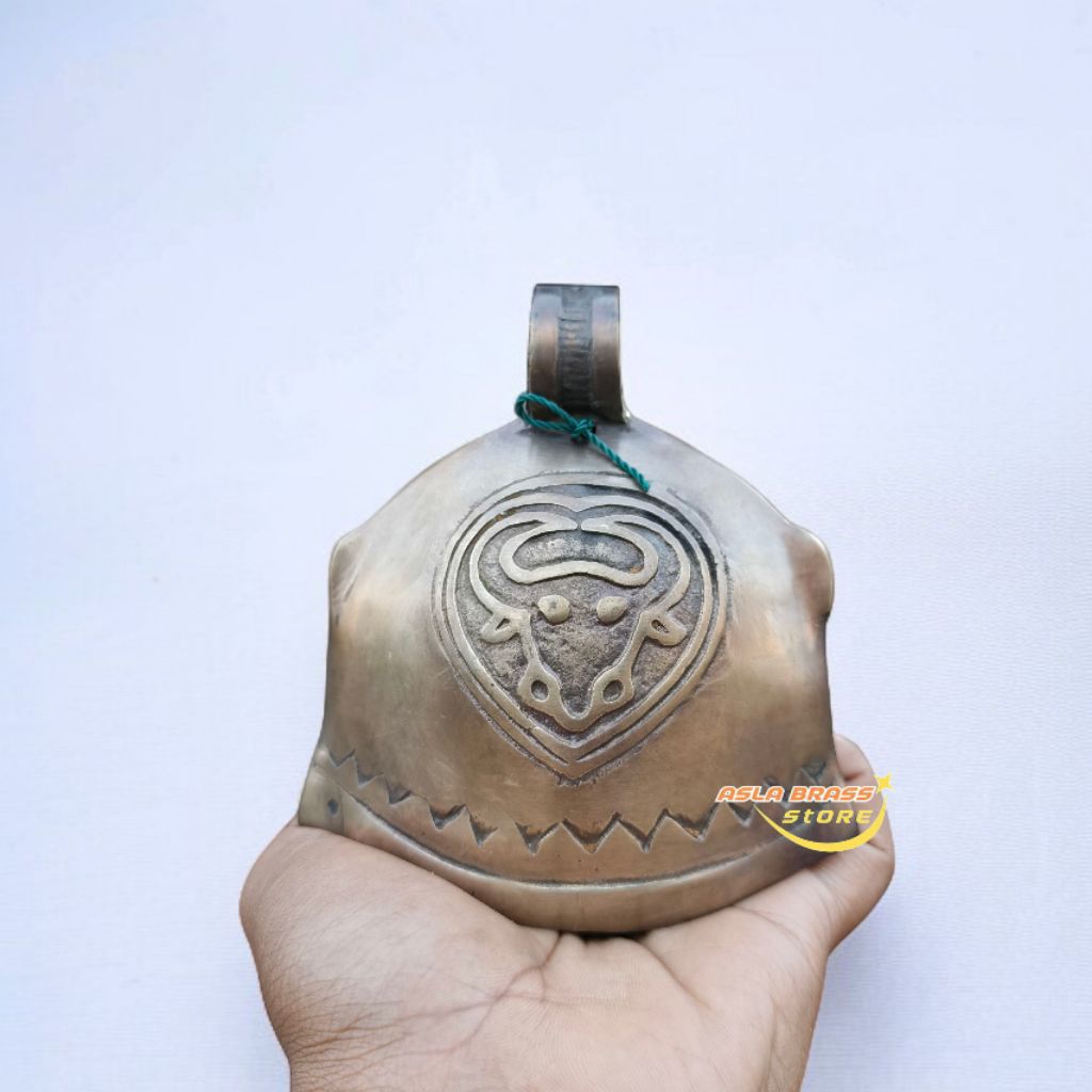 Bel Lonceng Kuningan Klontong Sapi No 4 Kluntung Jumbo Antik