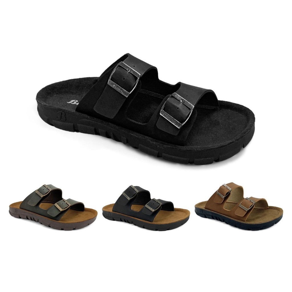 Sandal Pria BATA ENERGYZER Sandal Kulit Pria Original 100% Sandal Model Slop Terbaru Bisa COD