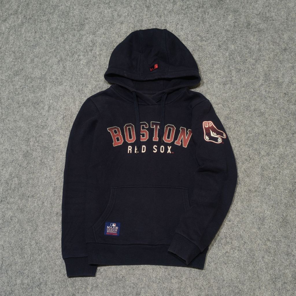 JACKET HOODIE SECOND M L B BOSTON RED SOX - DARK BLUE