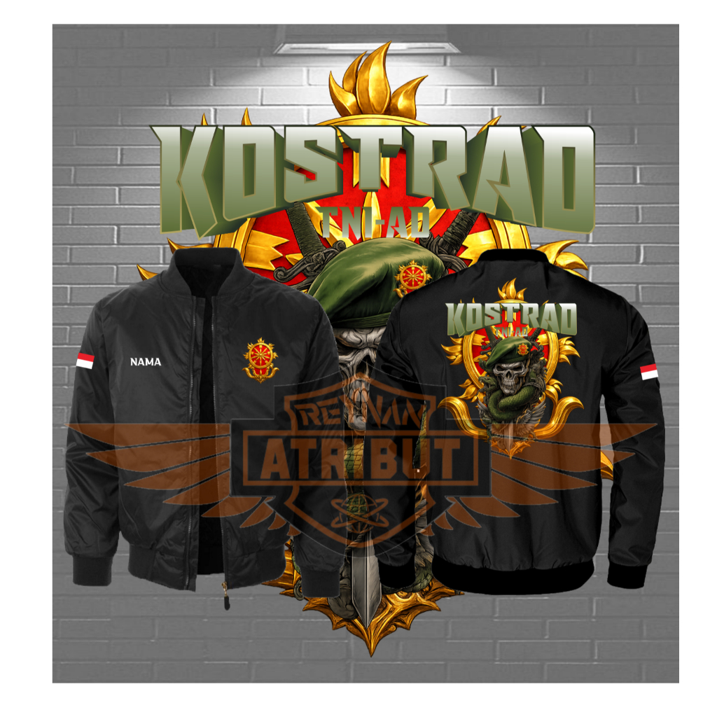 jaket kostrad hitam