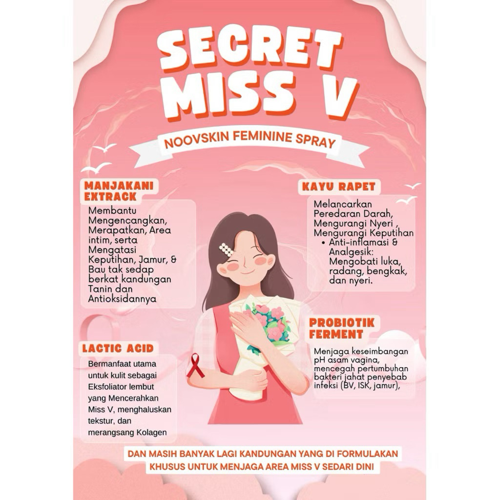 (BPOM) Secret Miss V | Mengatasi Masalah Miss V Merapatkan & Mengatasi Keputihan, Miss V hitam dll