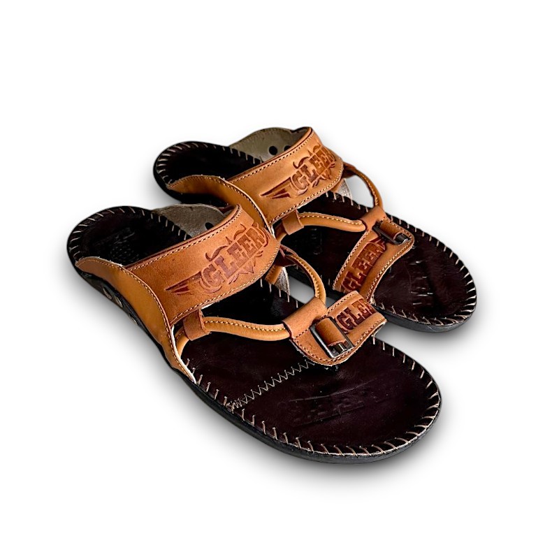 Sandal pria kulit sapi asli sendal japit cowok