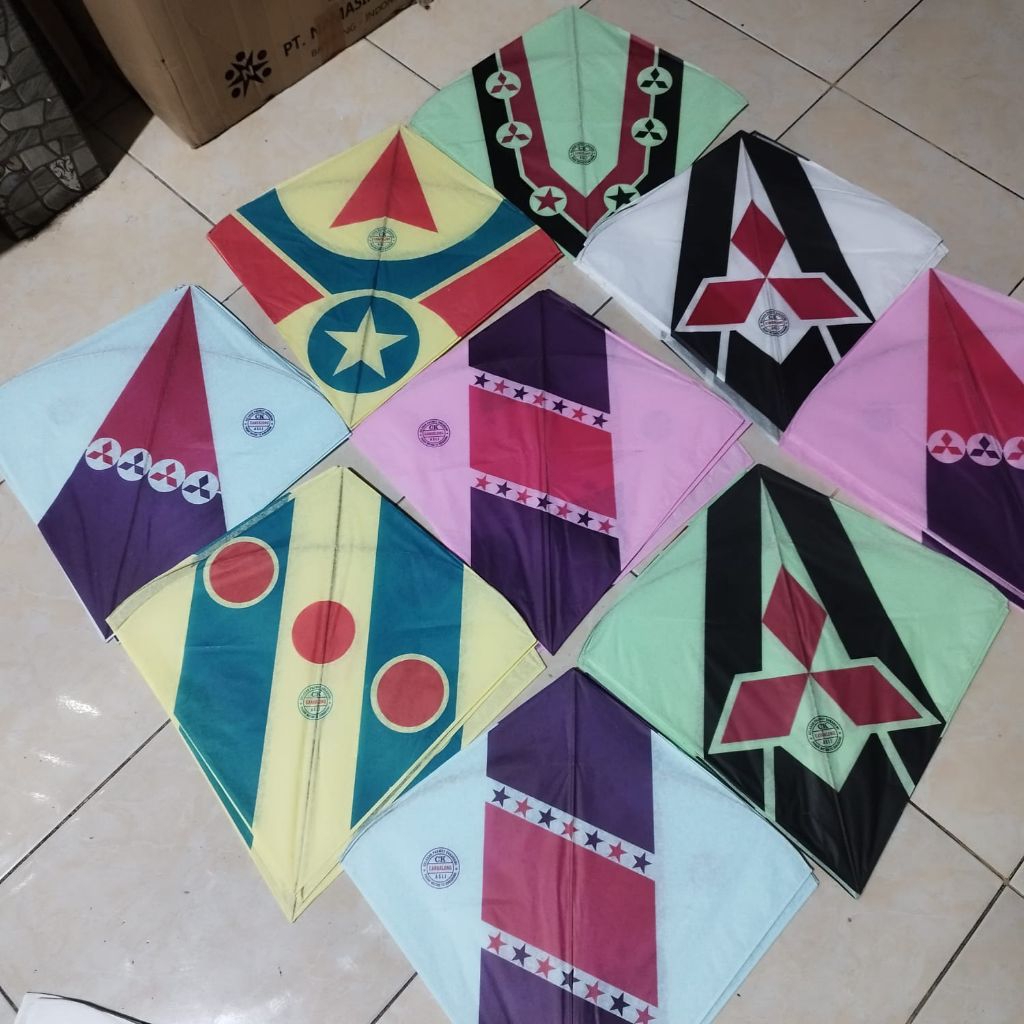 (100 pcs) layangan ck cap cangklong premium