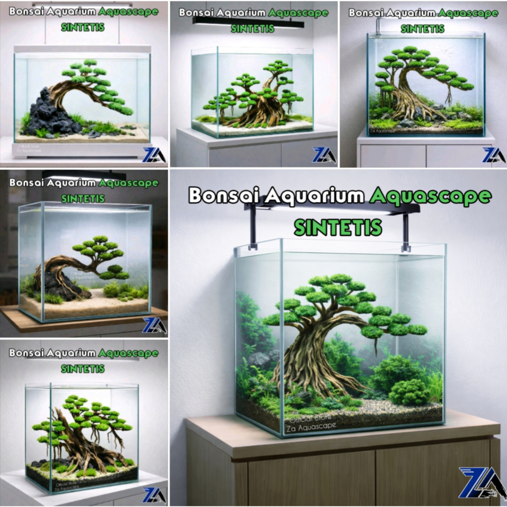 BONSAI AQUASCAPE SINTETIS HIASAN AQUARIUM AQUASCAPE BONSAI AQUASCAPE