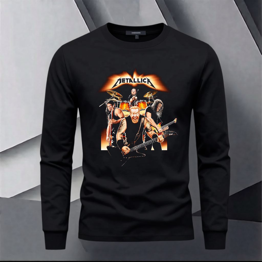 Kaos Lengan Panjang Band Metal