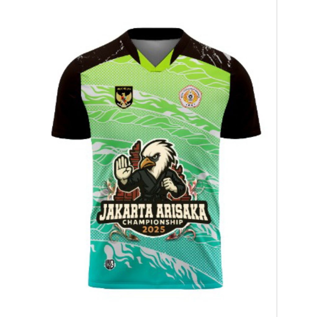 Jersey pencak silat Jakarta Arisaka Championship
