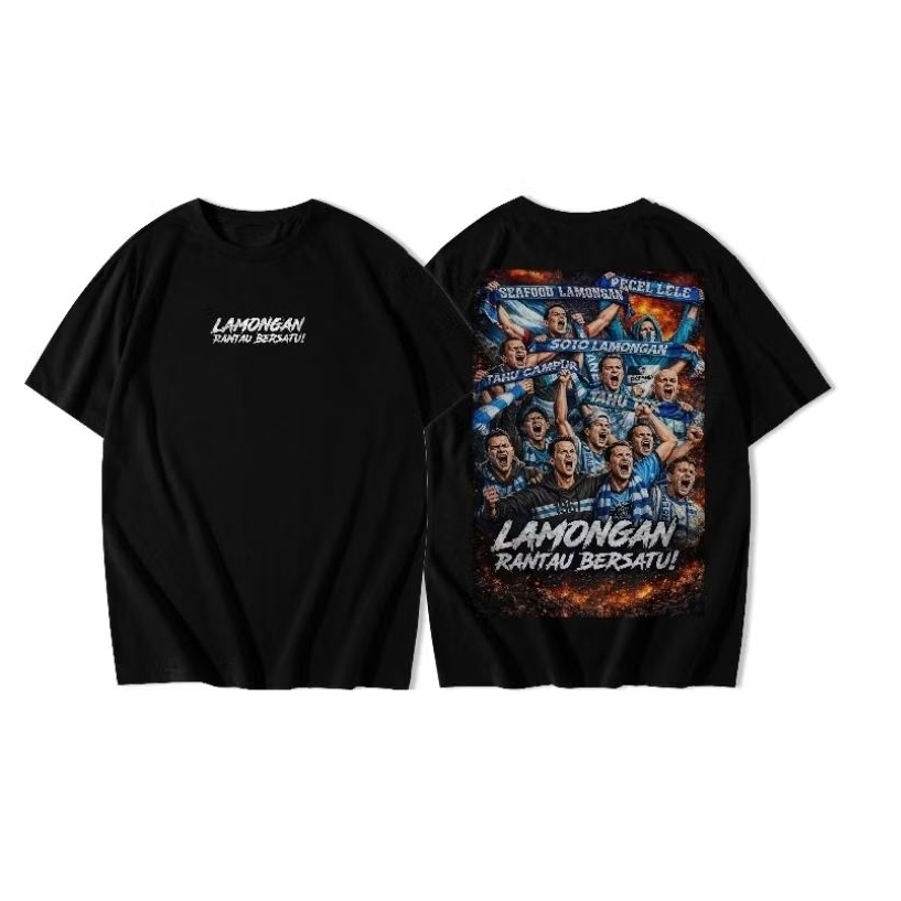 READY STOCK // LAMONGAN RANTAU BERSATU // SQUAD66 // Tshirt // Black