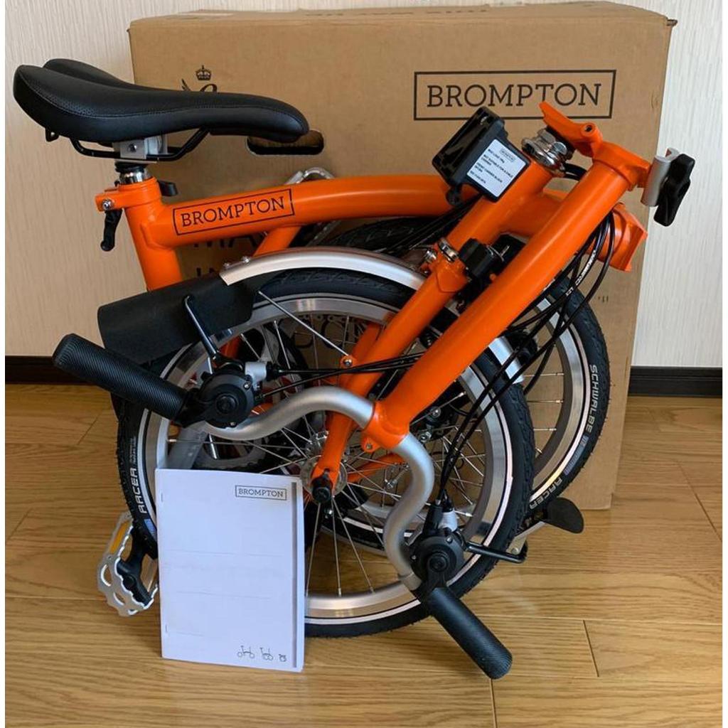 sepeda brompton original Signal Orange ( Orange Hermes) | M6L | 2020