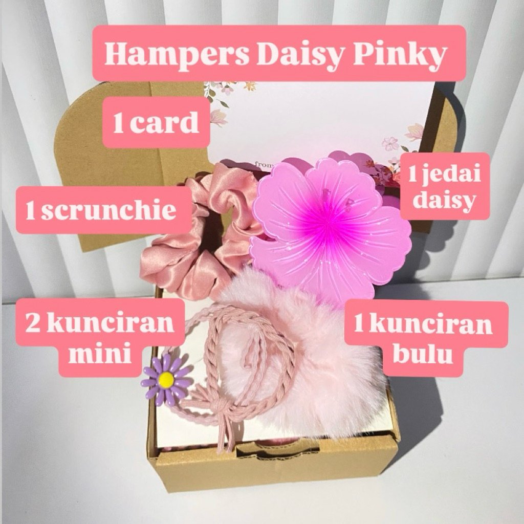 Paket Hampers Gift Box Jedai [DAISY] Kado Ulang tahun Valentine Aksesoris Untuk Wanita Terlengkap Te