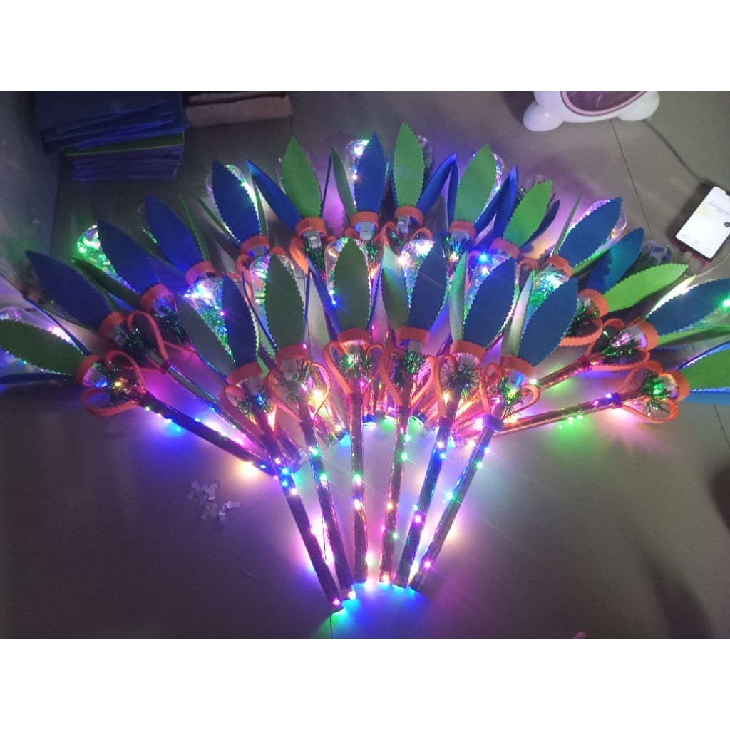 (30PCS) LAMPION BUNGA/LAMPU TAKBIR/ LAMPION TAKBIR/ MALAM TAKBIRAN