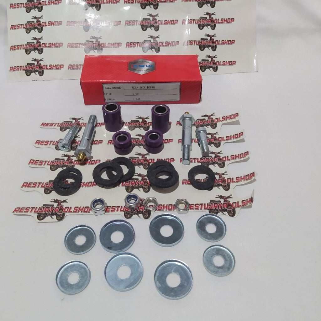 repair kit bos bosh kit shock depan honda c70 supercub c700 c800 bos sok depan c70 bosh shok depan c