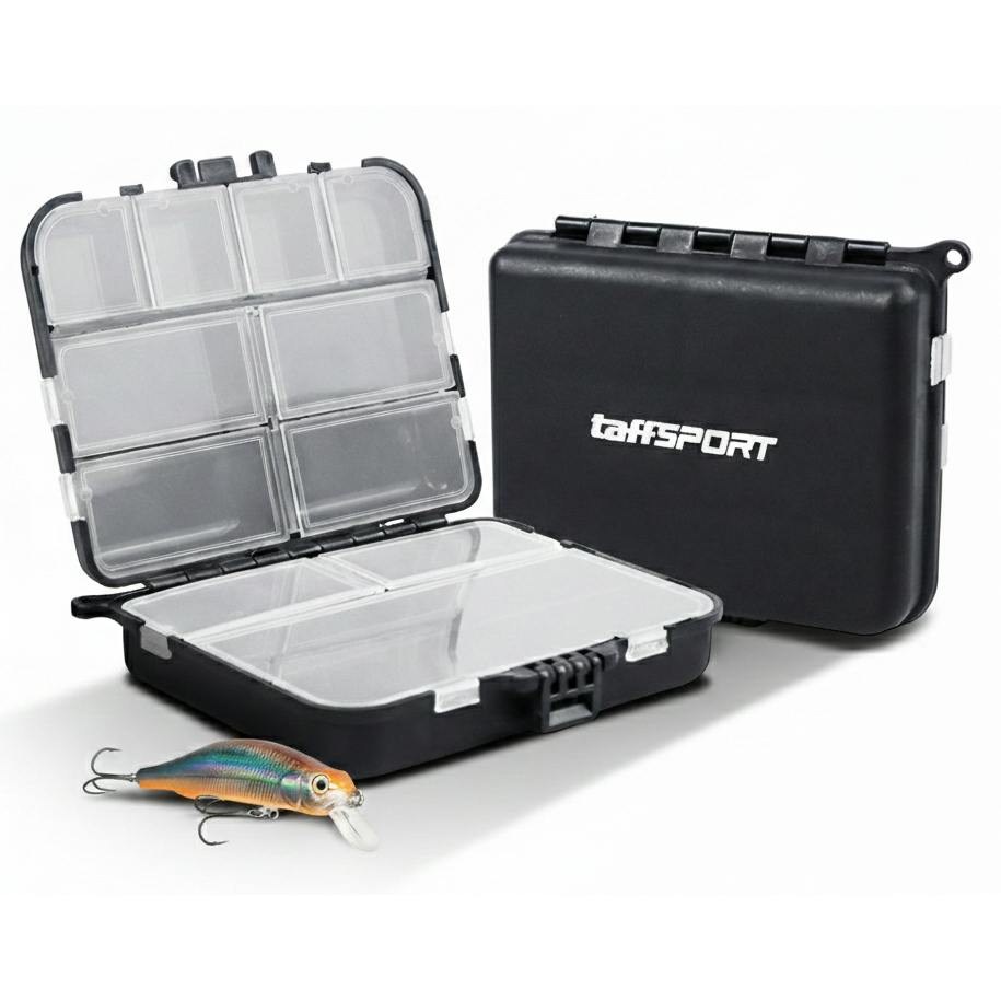 TaffSPORT Box Kotak Perkakas Kail Pancing Waterproof Case Kotak Aksesoris Pancing Tahan Air Organize