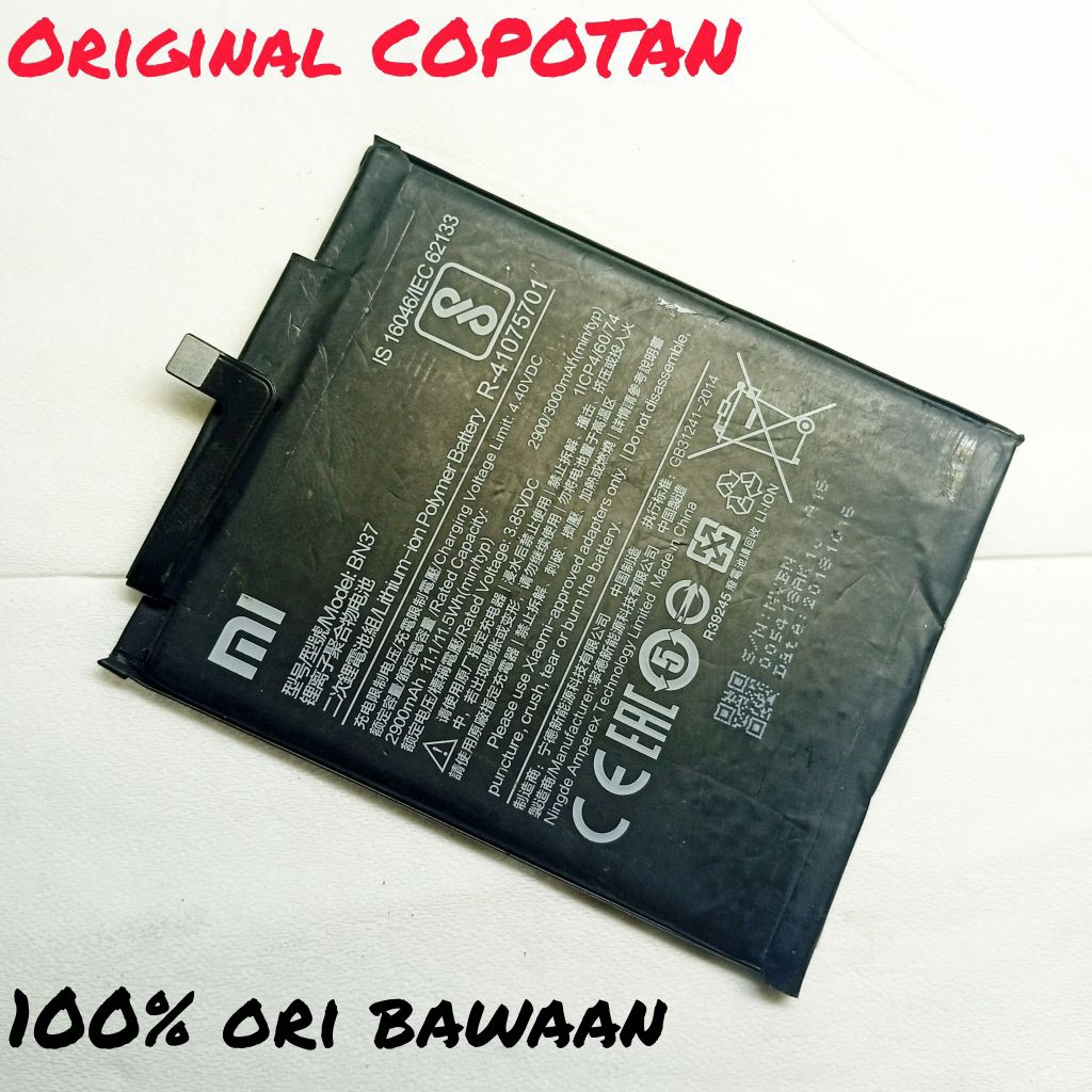 BATRE Redmi 6 / redmi 6a / Baterai redmi 6a (redmi 6) ori copotan