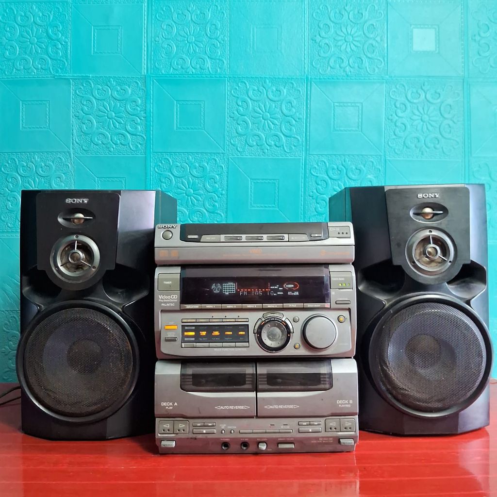 radio tape sony jadul sony compo jadul