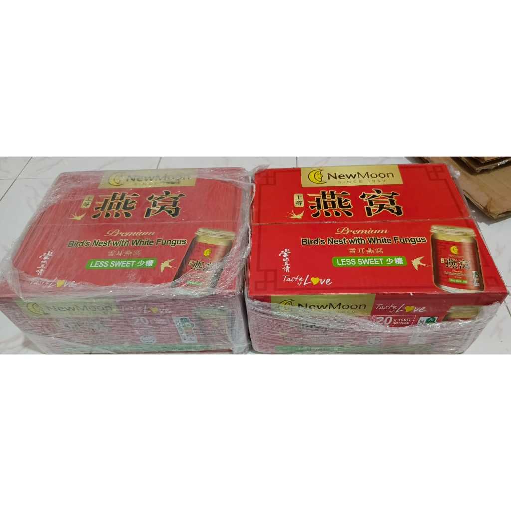 [Less Sweet] New Moon Bird’s Nest with White Fungus & Rock Sugar 150g x 6 bottles