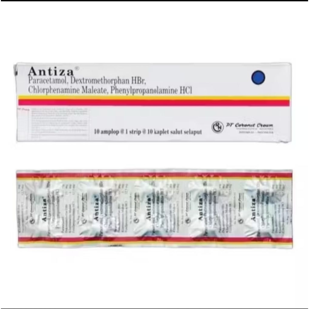ANTIZA TABLET STRIP/DEMAM BATUK PILEK