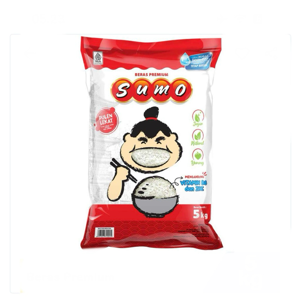 Beras Sumo Premium 5kg | Beras Putih Pulen Berkualitas Tinggi